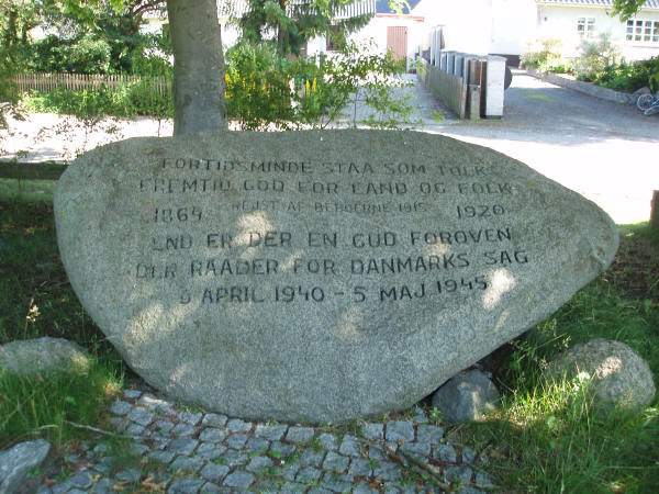 Genforenings- og befrielsesten i Fårdrup by og sogn, Slagelse kommune