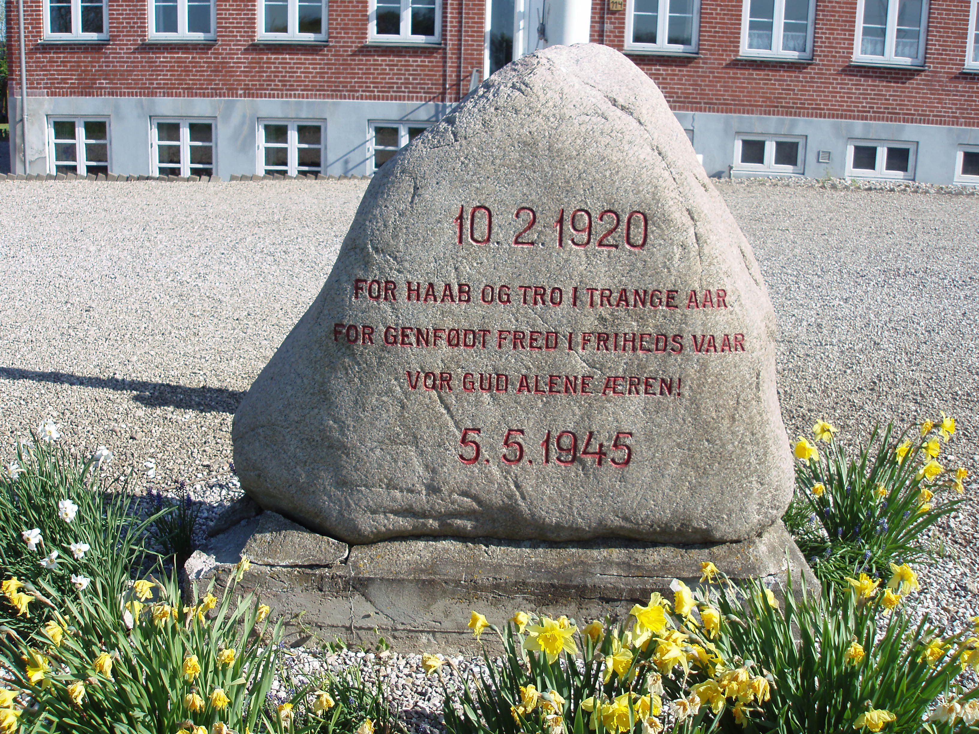 Genforenings- og befrielsessten i Hjerndrup by og sogn, Haderslev kommun