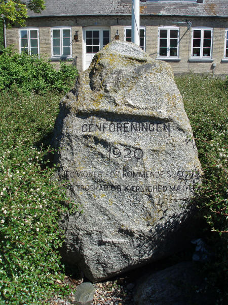 Genforenngssten i Asserballe, Sønderborg kommune