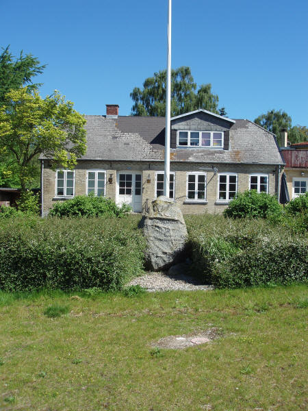 Anlægget med genforeingsstenen i Asserballe, Sønderborg kommune