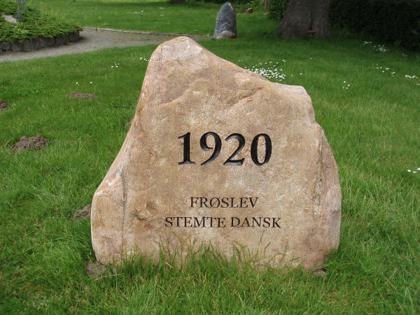 Genforeningssten i Frøslev, Aabenraa kommune