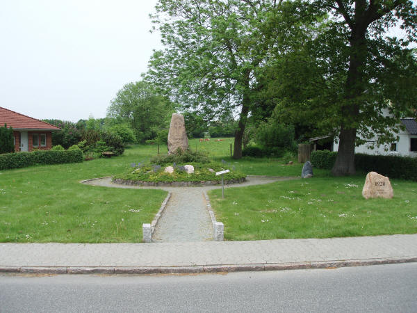 Anlægget omkring genforeningsstenen i Frøslev, Aabenraa kommune