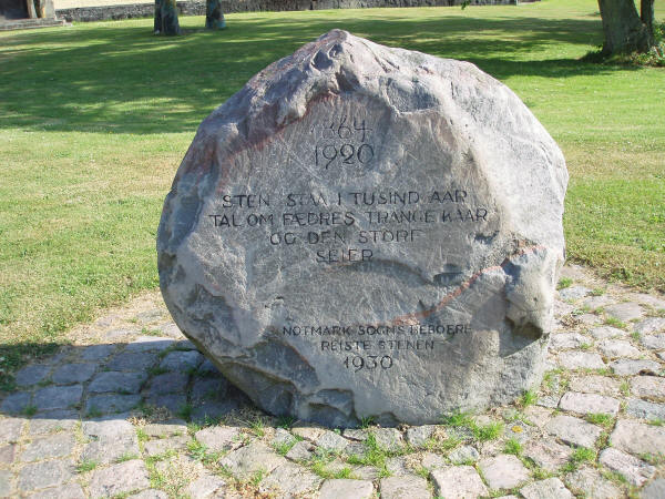 Genforeningssten i Fynshav by, Notmark sogn, Sønderborg kommune (1) Genforeningssten i Fynshav by, Notmark sogn, Sønderborg kommune (1)