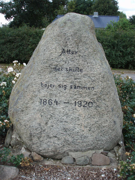 Genforeningssten i Hjermind by og sogn, Viborg kommune