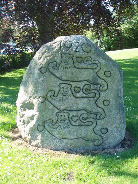 Genforeningsstenen i Mommark, Sønderborg kommune