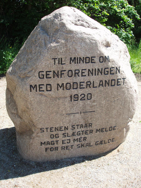 Genforeningsstenen i Nordborg, Sønderborg kommune