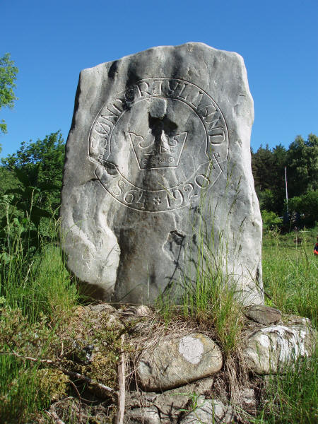 Genforeningssten i Øby by, Viskum sogn, Viborg kommune