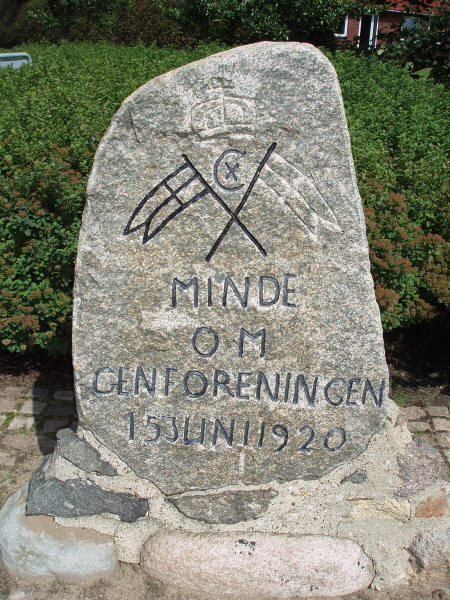 Genforeningssten i Randerup by og sogn, Tønder kommune