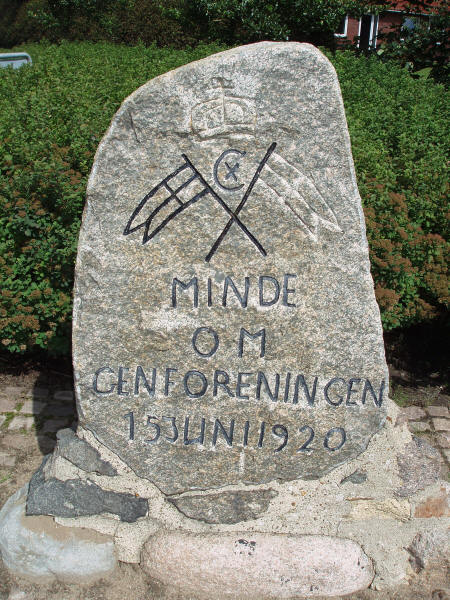 Genforeningssten i Randerup by og sogn, Tønder kommune Genforeningssten i Randerup by og sogn, Tønder kommune
