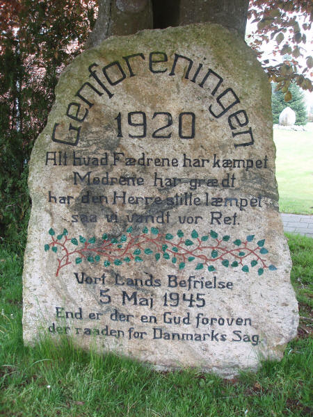 Genforenings- og befrielsessten i Ravsted by og sogn, Aabenraa kommune