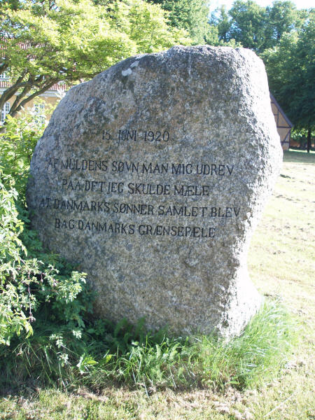 Genforeningssten i Sorø købstad og sogn, Sorø kommune Genforeningssten i Sorø købstad og sogn, Sorø kommune